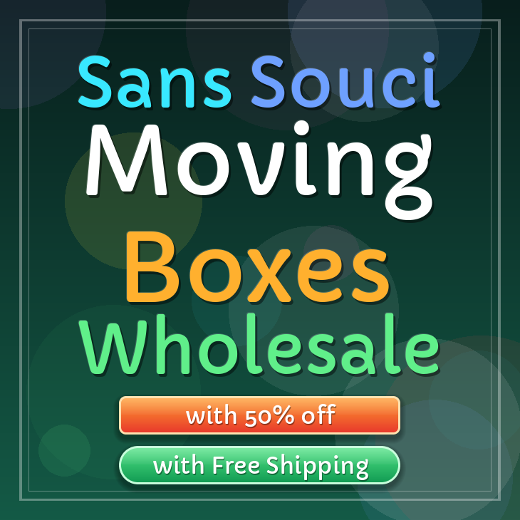 Sans Souci moving boxes