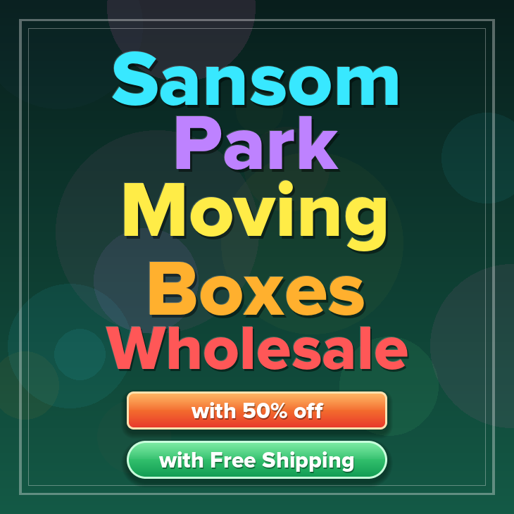 Sansom Park moving boxes