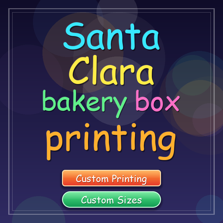 Santa Clara bakery box printing