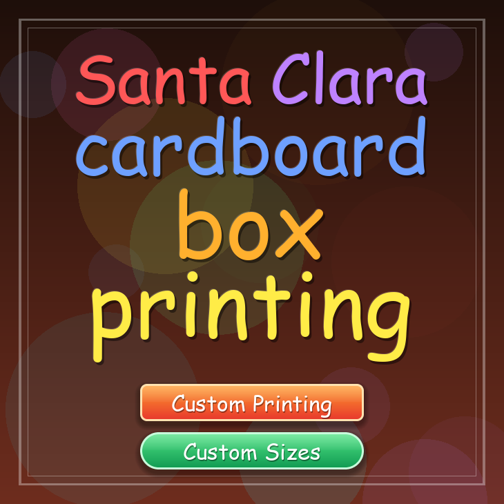 Santa Clara cardboard box printing