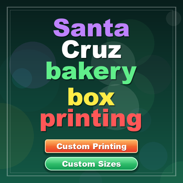Santa Cruz bakery box printing