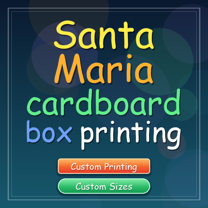 Santa Maria cardboard box printing
