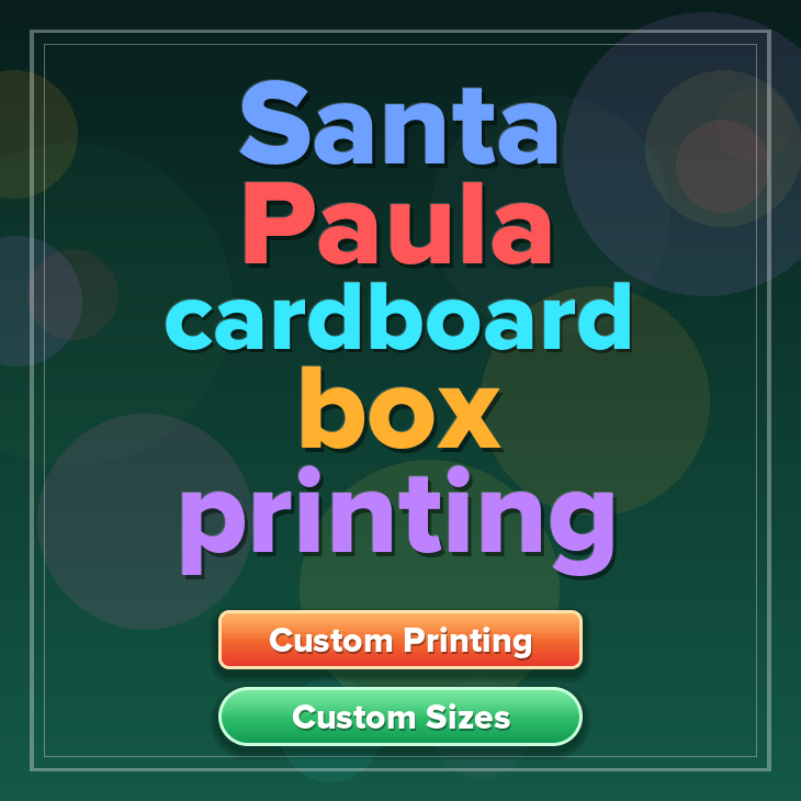 Santa Paula cardboard box printing