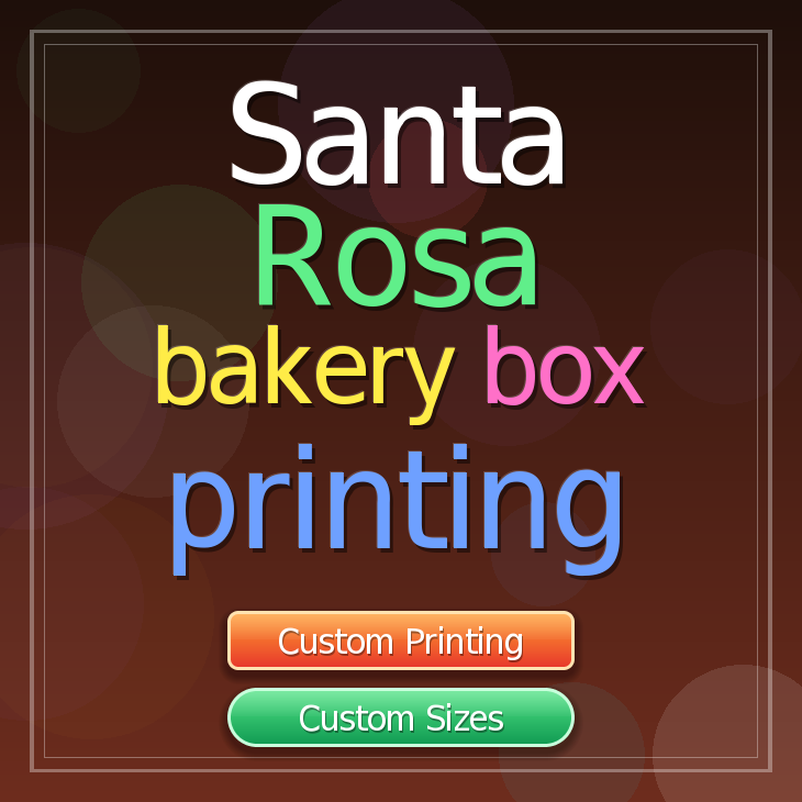 Santa Rosa bakery box printing