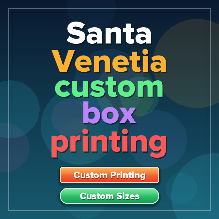 Santa Venetia custom box printing