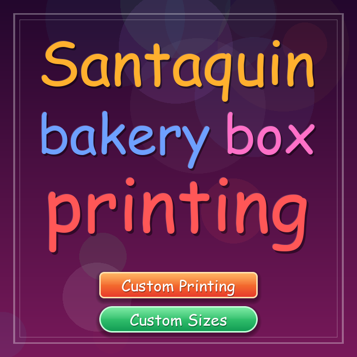 Santaquin bakery box printing