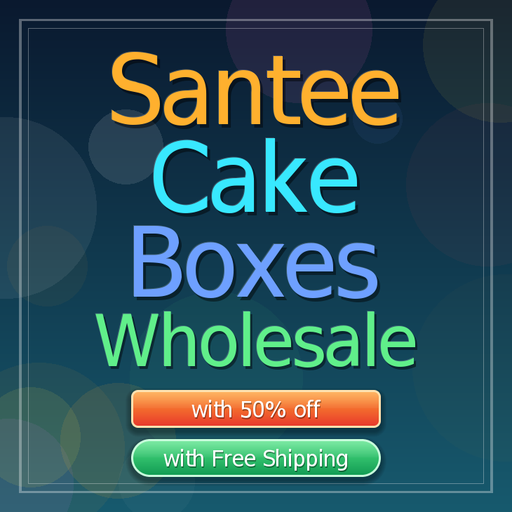 Santee cake boxes