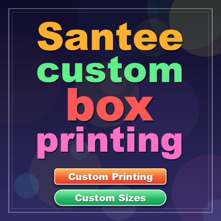 Santee custom box printing