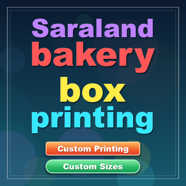 Saraland bakery box printing