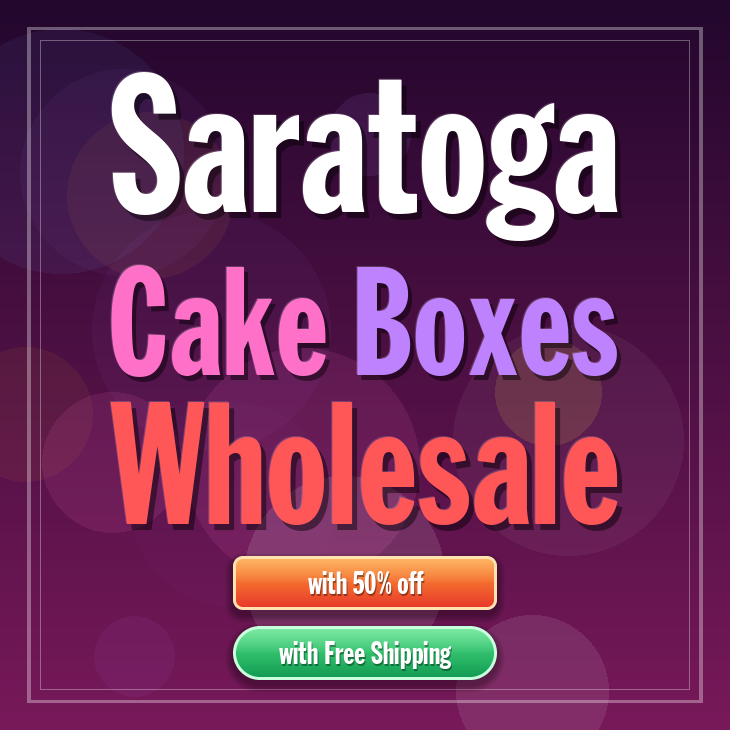 Saratoga cake boxes