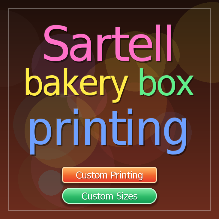 Sartell bakery box printing