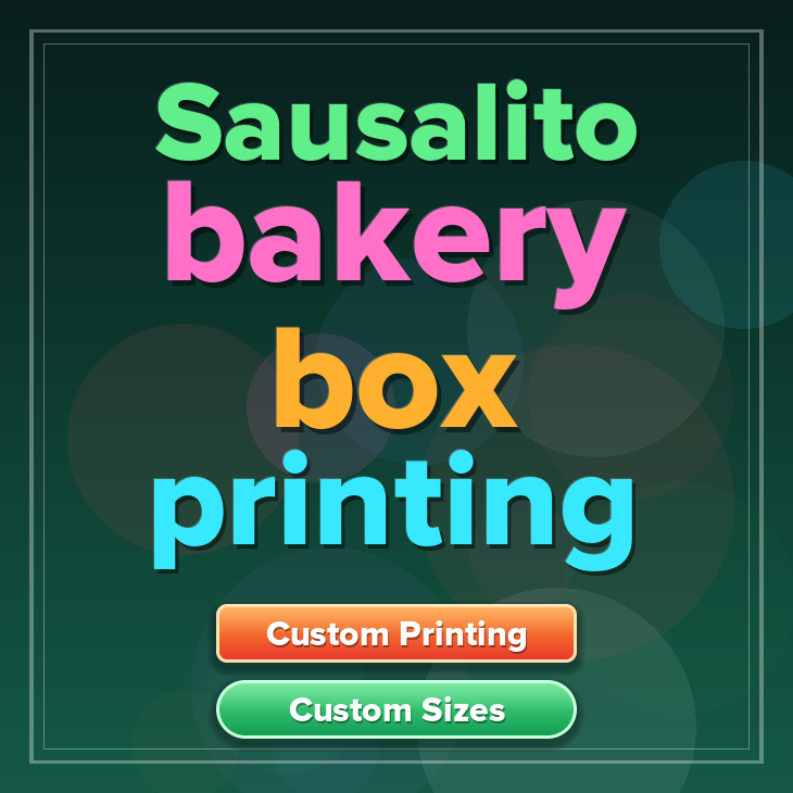 Sausalito bakery box printing