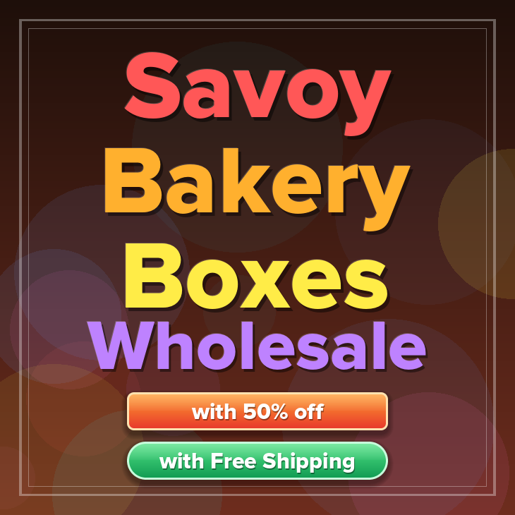 Savoy bakery boxes