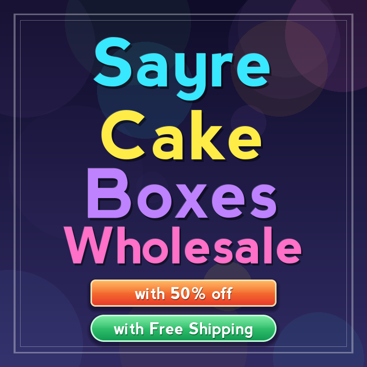 Sayre cake boxes