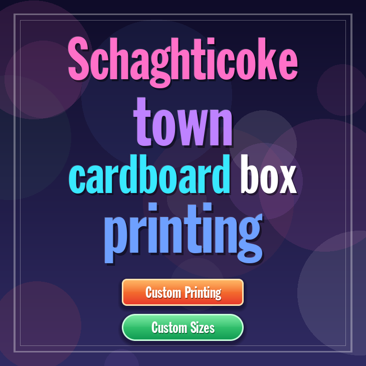 Schaghticoke town cardboard box printing