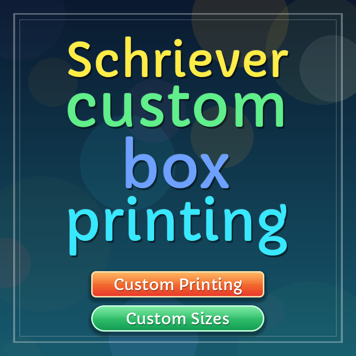 Schriever custom box printing