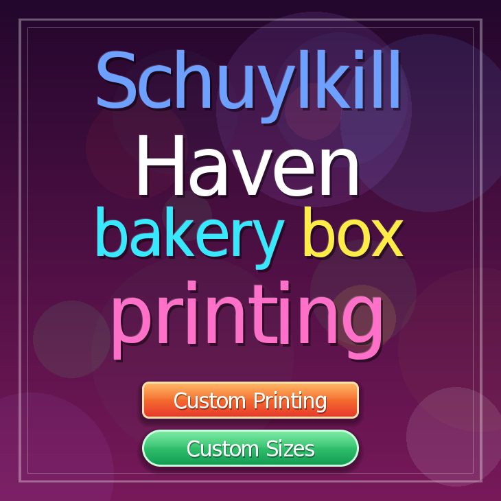 Schuylkill Haven bakery box printing