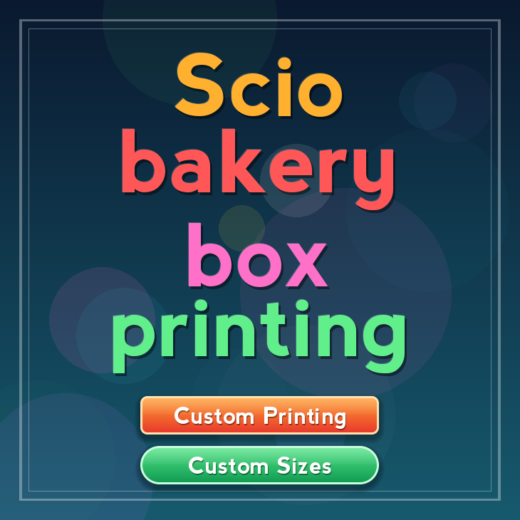 Scio bakery box printing
