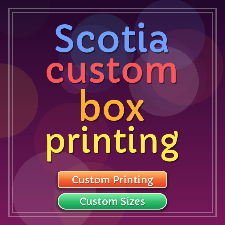 Scotia custom box printing