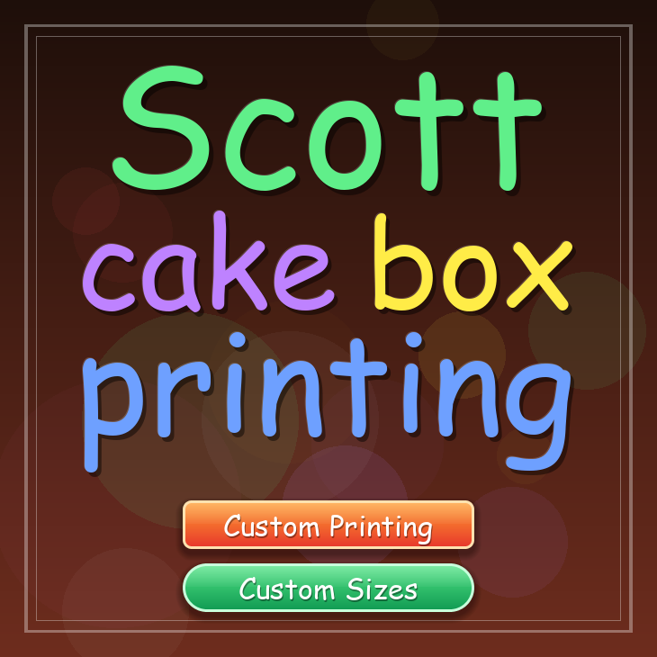 Scott cake box printing