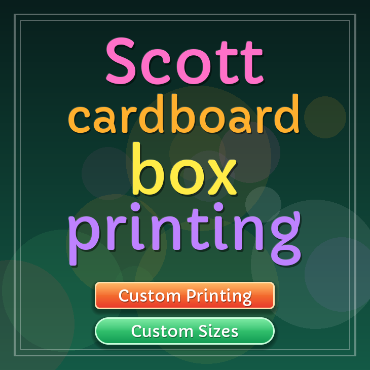 Scott cardboard box printing