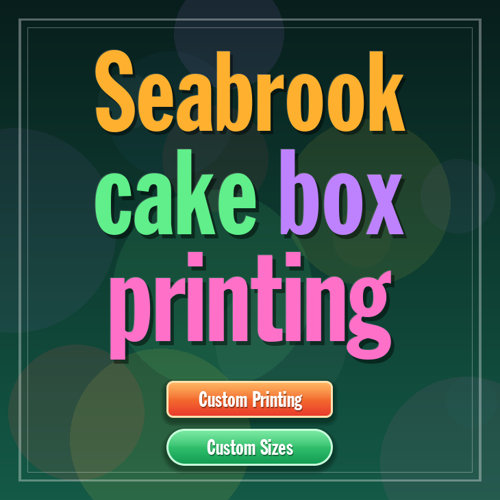 Seabrook cake box printing