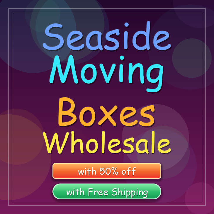 Seaside moving boxes