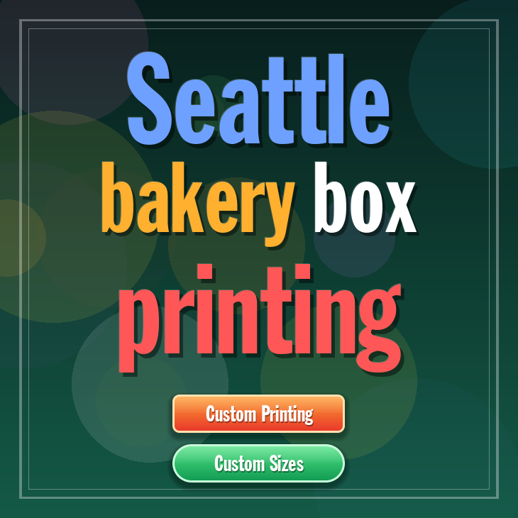 Seattle bakery box printing