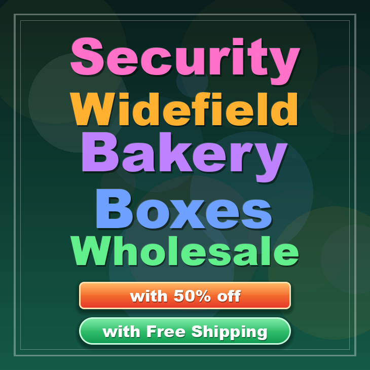 Security Widefield bakery boxes