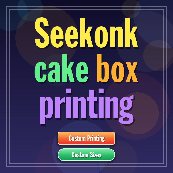 Seekonk cake box printing