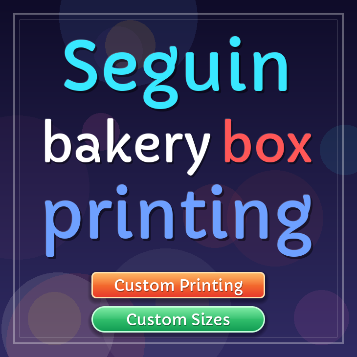 Seguin bakery box printing