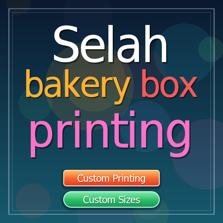 Selah bakery box printing