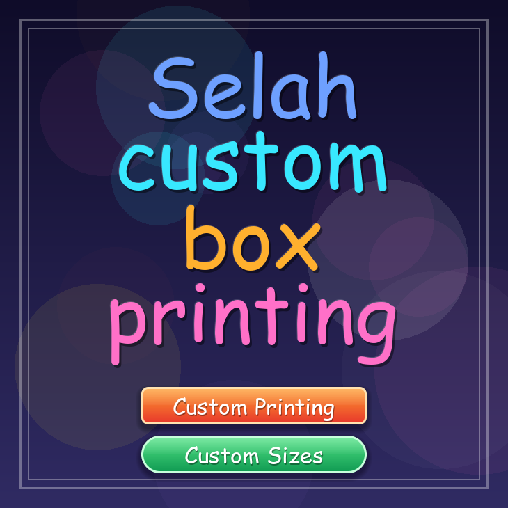 Selah custom box printing