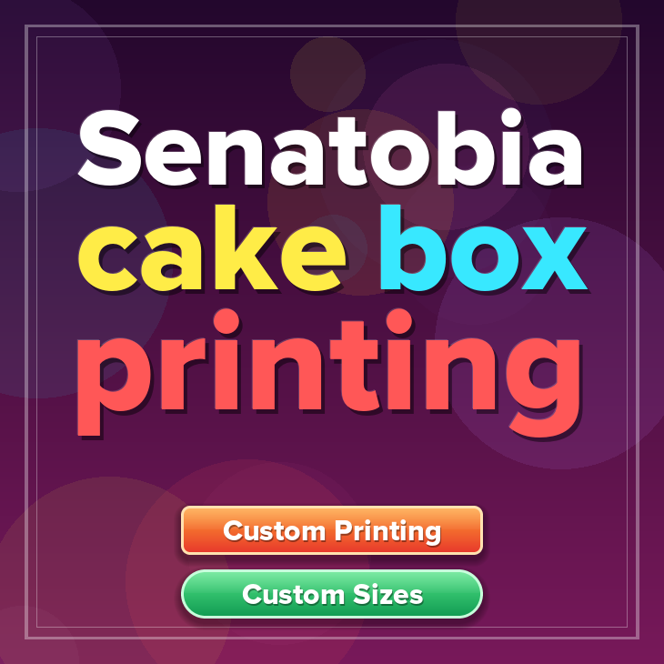 Senatobia cake box printing