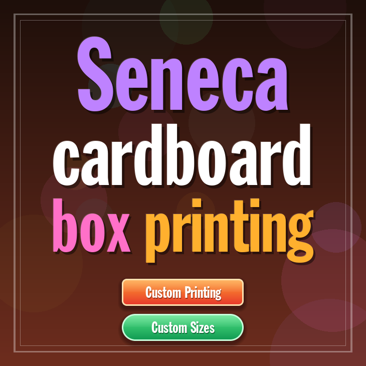 Seneca cardboard box printing