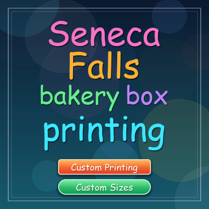 Seneca Falls bakery box printing