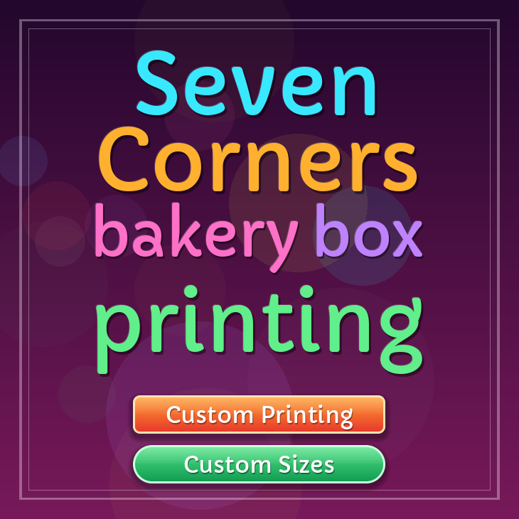 Seven Corners bakery box printing