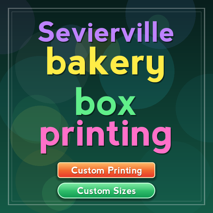 Sevierville bakery box printing