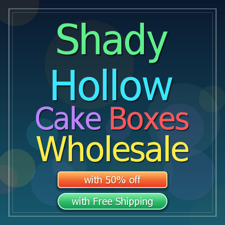 Shady Hollow cake boxes