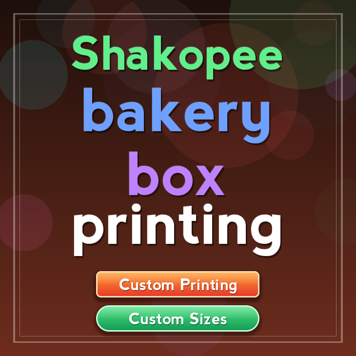Shakopee bakery box printing