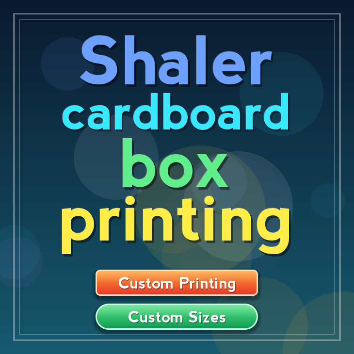 Shaler cardboard box printing