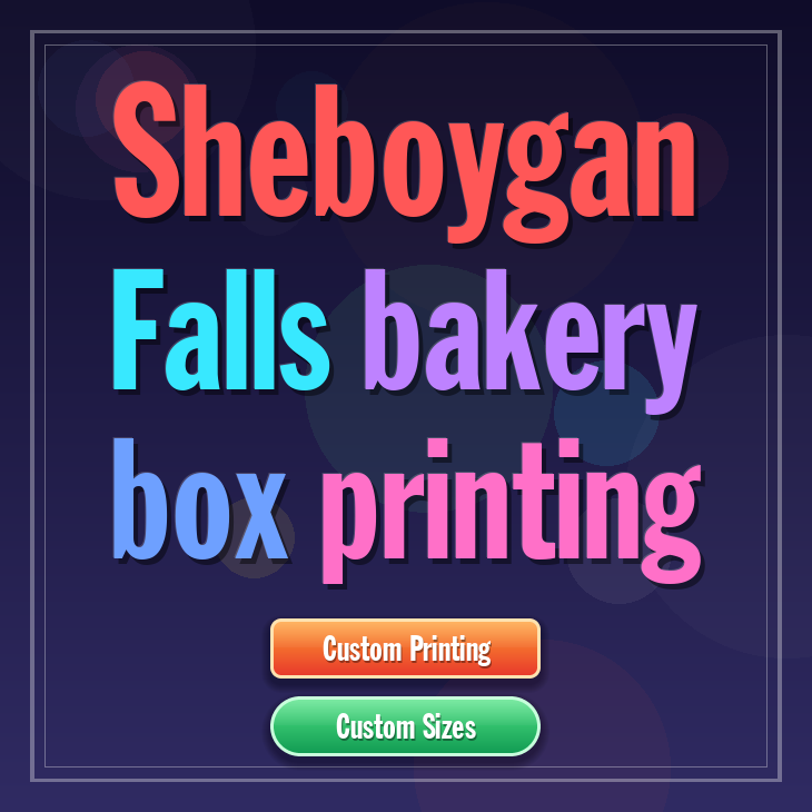 Sheboygan Falls bakery box printing