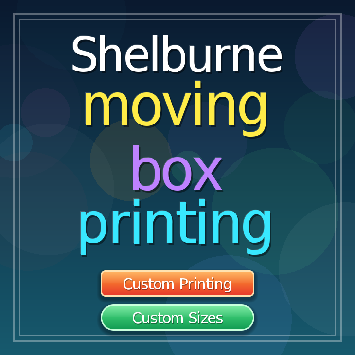 Shelburne moving box printing