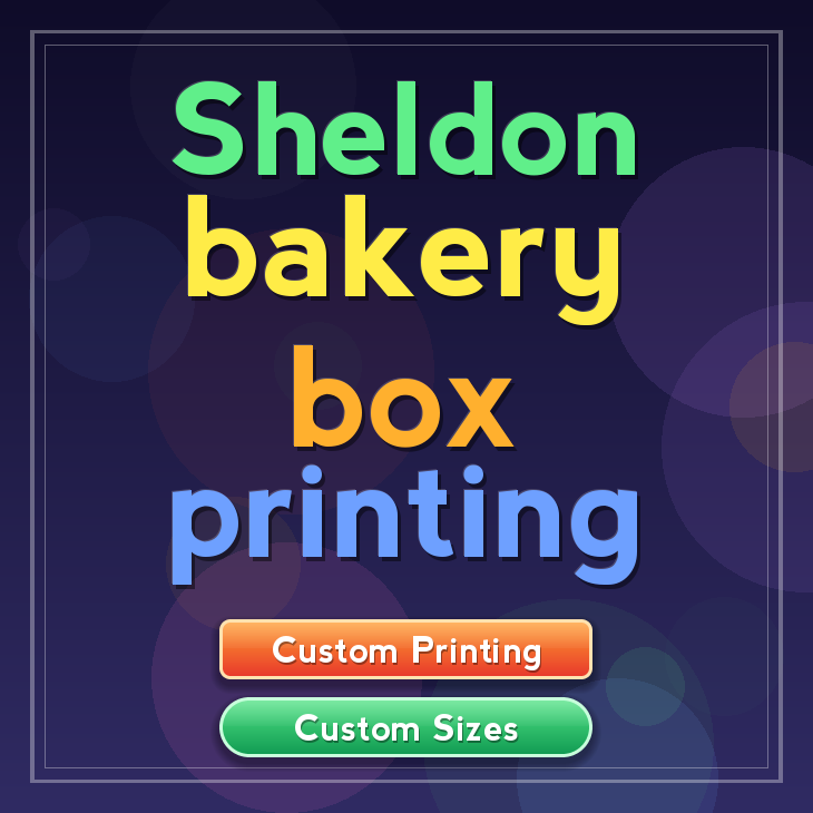 Sheldon bakery box printing