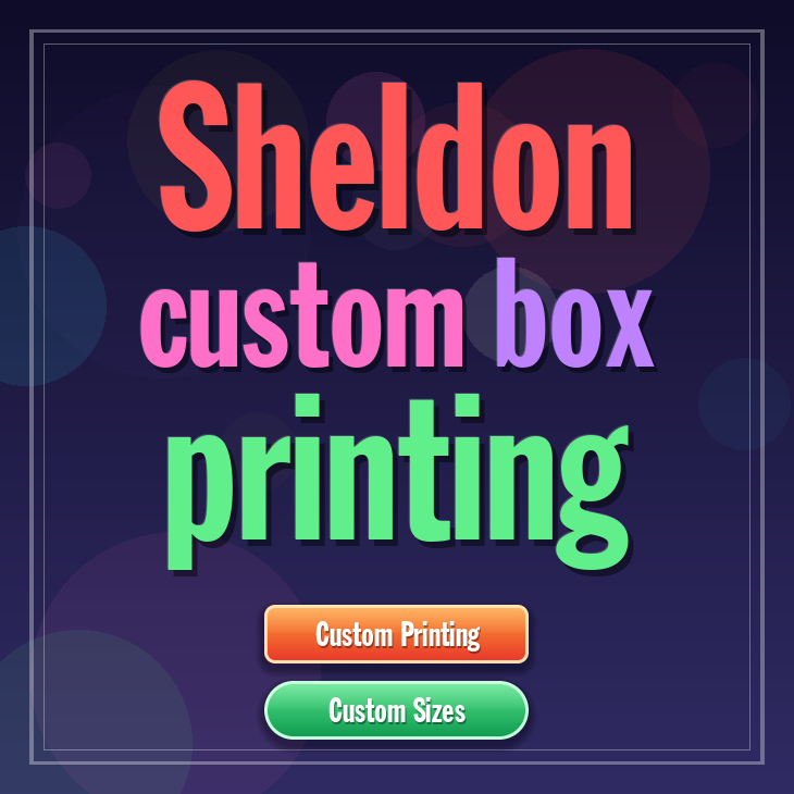 Sheldon custom box printing