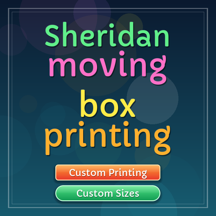 Sheridan moving box printing