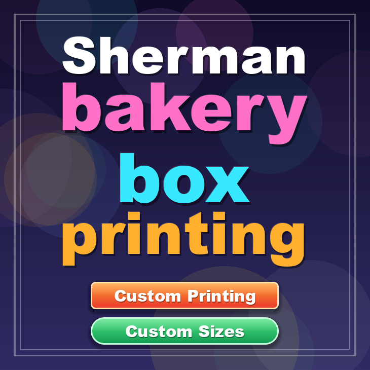 Sherman bakery box printing