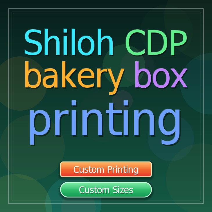 Shiloh Cdp bakery box printing