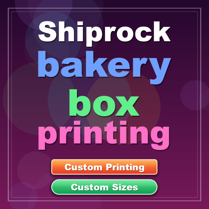 Shiprock bakery box printing