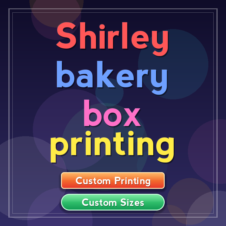 Shirley bakery box printing